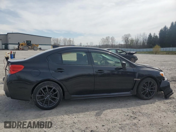 2018 Subaru WRX Premium with VIN JF1VA1C69J9835347, listed as a Copart auction lot 53796995 with 81,223 mi miles and Salvage title. Bid and sale history available at DreamBid. Image 3.