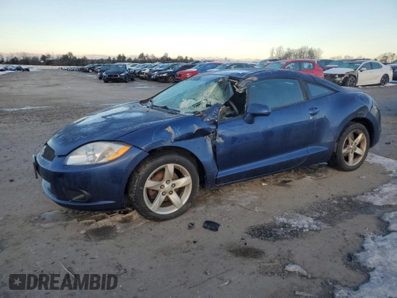 2009 Mitsubishi Eclipse GS z VIN 4A3AK24F99E041989, wystawiony jako Copart lot #88069855 z przebiegiem 106 395 mil mil oraz Szkoda całkowita • Salvage title. Historia ofert i sprzedaży dostępna na DreamBid. Obrazek 1.