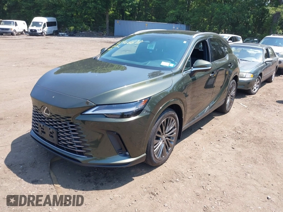 2023 Lexus RX 350 z VIN 2T2BAMCA5PC021942, wystawiony jako IAAI lot #42466698 z przebiegiem 25 342 mil mil oraz . Historia ofert i sprzedaży dostępna na DreamBid. Obrazek 2.