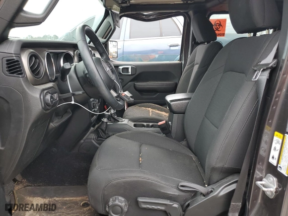 2018 Jeep Wrangler Unlimited Sport with VIN 1C4HJXDN0JW211437, listed as a Copart auction lot 74903514 with 59,139 mi miles and Salvage Title. Bid and sale history available at carsss.com. Image 7.