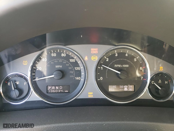 2010 Jeep Grand Cherokee Limited with VIN 1J4RR5GT3AC135686, listed as a Copart auction lot 52961465 with 136,034 mi miles and Salvage Title. Bid and sale history available at carsss.com. Image 9.