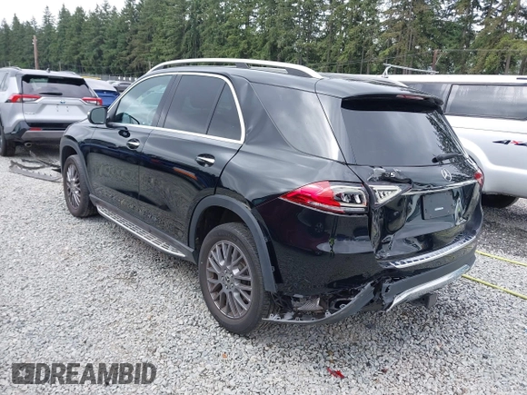 2021 Mercedes-Benz GLE 350 with VIN 4JGFB4KBXMA496463, listed as a IAAI auction lot 42488543 with 31,468 mi miles and . Bid and sale history available at DreamBid. Image 3.