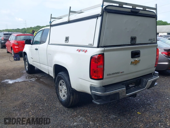 2020 Chevrolet Colorado 4WD Work Truck with VIN 1GCHTBEN7L1124744, listed as a IAAI auction lot 42755629 with 132,704 mi miles and . Bid and sale history available at DreamBid. Image 3.