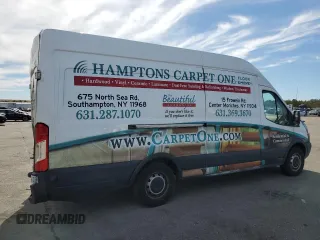2017 Ford Transit with VIN 1FTBW3XM5HKA18155, listed as a Copart auction lot 55186125 with 140,163 mi miles and Salvage Title. Bid and sale history available at carsss.com. Image 3.
