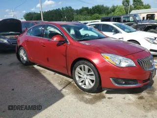 2015 Buick Regal Premium I with VIN 2G4GN5EX2F9134148, listed as a Copart auction lot 61586075 with 94,263 mi miles and Salvage title. Bid and sale history available at DreamBid. Image 4.