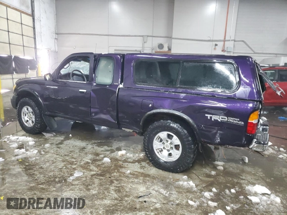 1998 Toyota Tacoma with VIN 4TAWN72N0WZ135590, listed as a Copart auction lot 45796955 with 241,581 mi miles and Salvage Title. Bid and sale history available at DreamBid. Image 2.
