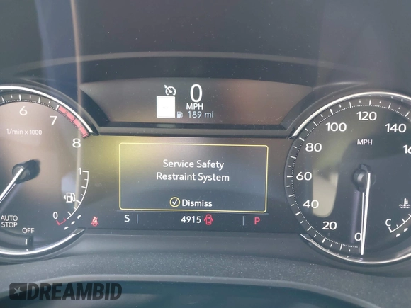 2025 Cadillac XT5 FWD Premium Luxury with VIN 1GYKNCRS1SZ120351, listed as a IAAI auction lot 41334881 with 4,915 mi miles. Bid and sale history available at carsss.com. Image 15.