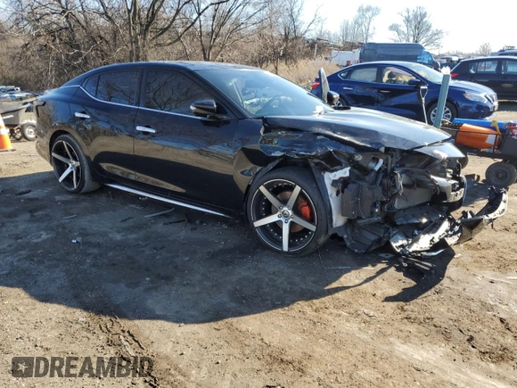 2020 Nissan Maxima Platinum with VIN 1N4AA6FVXLC382344, listed as a Copart auction lot 45412945 with 35,809 mi miles and Salvage Title. Bid and sale history available at DreamBid. Image 4.