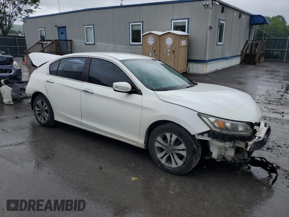 2013 Honda Accord LX z VIN 1HGCR2F36DA210121, wystawiony jako Copart lot #57988445 z przebiegiem 210 452 mil mil oraz Szkoda całkowita • Salvage title. Historia ofert i sprzedaży dostępna na DreamBid. Obrazek 4.