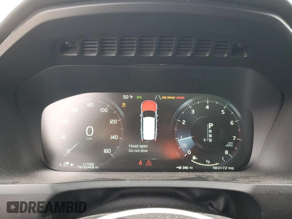 2018 Volvo XC90 with VIN YV4102XMXJ1214821, listed as a Copart auction lot 50440365 with 117,062 mi miles and Salvage Title. Bid and sale history available at DreamBid. Image 9.