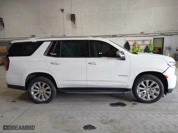 2023 Chevrolet Tahoe Premier with VIN 1GNSKSKD0PR217513, listed as a IAAI auction lot 41779222 with 55,424 mi miles. Bid and sale history available at carsss.com. Image 13.