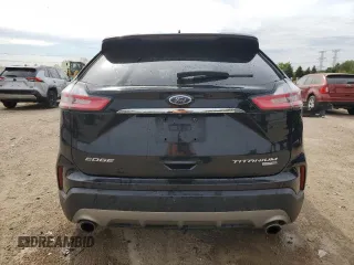 2019 Ford Edge Titanium with VIN 2FMPK4K93KBB42822, listed as a Copart auction lot 57308545 with 102,252 mi miles and Salvage title. Bid and sale history available at DreamBid. Image 6.