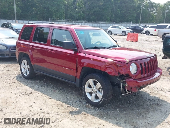 2016 Jeep Patriot Latitude with VIN 1C4NJPFB6GD603624, listed as a IAAI auction lot 42411731 with 187,485 mi miles and . Bid and sale history available at DreamBid. Image 1.