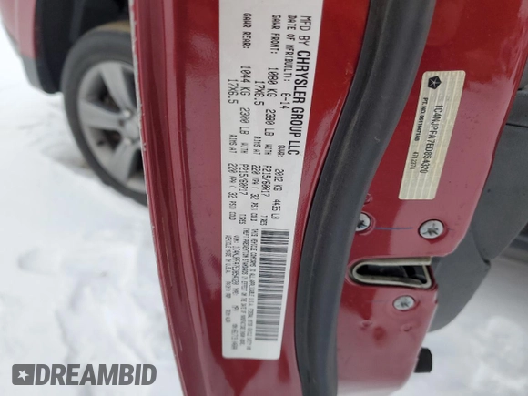 2014 Jeep Patriot High Altitude with VIN 1C4NJPFA7ED854320, listed as a Copart auction lot 87908165 with Not Provided miles and Clean Title. Bid and sale history available at DreamBid. Image 13.