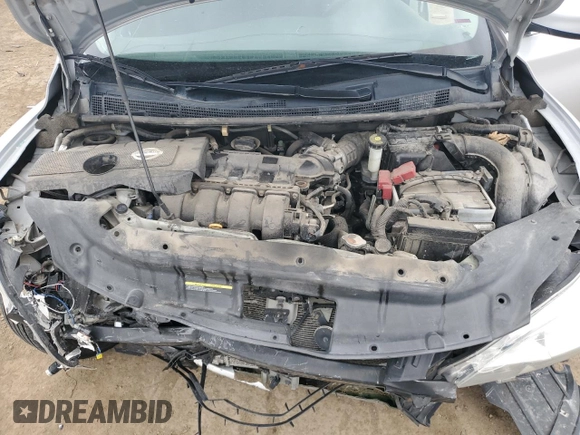 2014 Nissan Sentra S with VIN 3N1AB7AP8EL671772, listed as a Copart auction lot 51105295 with Not Provided miles and Salvage Title. Bid and sale history available at DreamBid. Image 11.