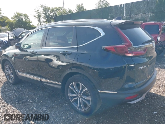 2022 Honda CR-V Touring with VIN 7FARW2H9XNE054892, listed as a IAAI auction lot 40230020 with 24,440 mi miles. Bid and sale history available at carsss.com. Image 3.