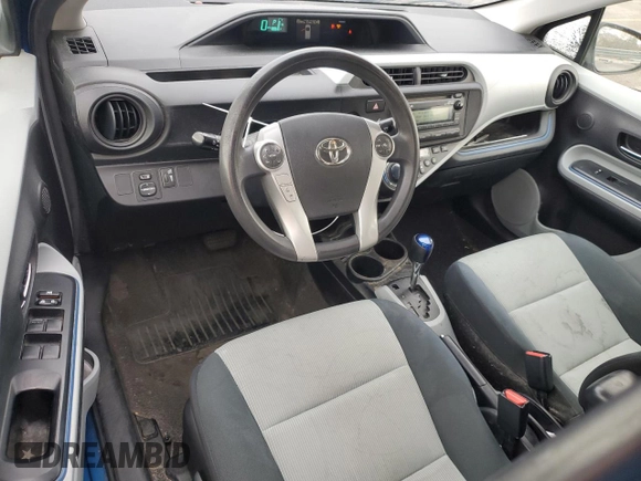 2012 Toyota Prius One with VIN JTDKDTB37C1003014, listed as a Copart auction lot 48722525 with 197,891 mi miles and Salvage Title. Bid and sale history available at carsss.com. Image 8.