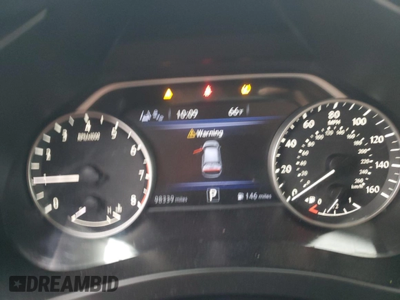 2020 Nissan Murano SV z VIN 5N1AZ2BJ5LN106264, wystawiony jako Copart lot #47719855 z przebiegiem 98 339 mil mil oraz Szkoda całkowita • Salvage title. Historia ofert i sprzedaży dostępna na DreamBid. Obrazek 9.