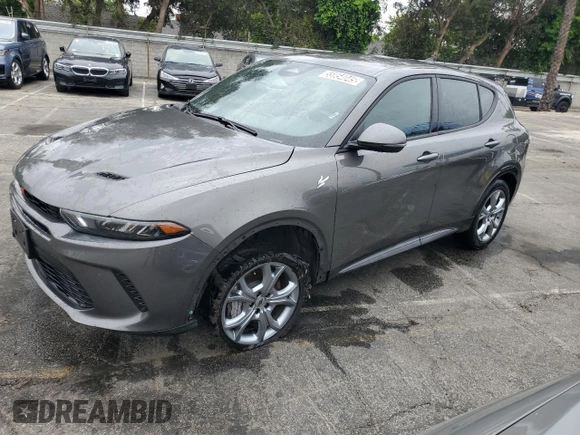 2024 Dodge Hornet R/T with VIN ZACPDFCW4R3A26279, listed as a Copart auction lot 55954045 with 25,965 mi miles and Salvage title. Bid and sale history available at DreamBid. Image 1.