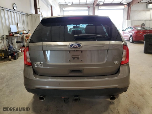 2014 Ford Edge SEL with VIN 2FMDK4JCXEBB23785, listed as a Copart auction lot 50550195 with 127,489 mi miles and Salvage Title. Bid and sale history available at carsss.com. Image 6.