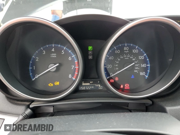 2013 Mazda 3 i Sport with VIN JM1BL1UPXD1847573, listed as a Copart auction lot 53841635 with 158,722 mi miles and Salvage Title. Bid and sale history available at DreamBid. Image 9.