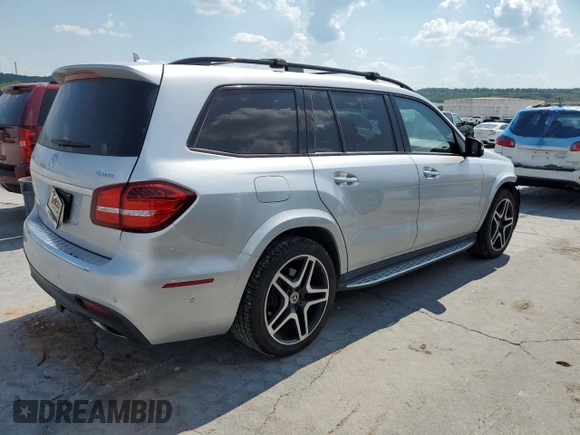 2017 Mercedes-Benz GLS with VIN 4JGDF7DE7HA957600, listed as a Copart auction lot 54724463 with 40,297 mi miles. Bid and sale history available at carsss.com. Image 3.