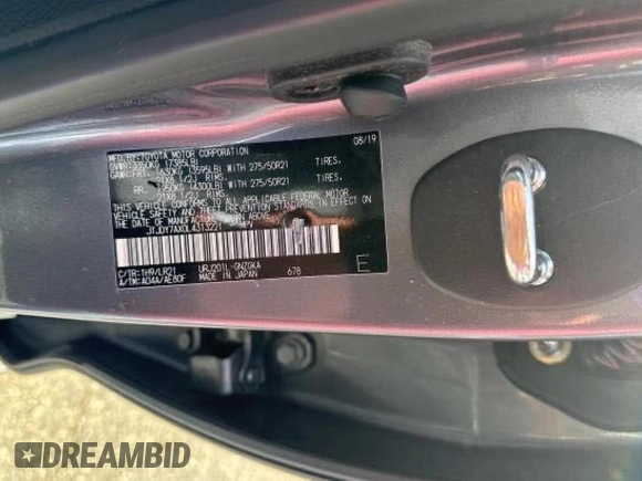 2020 Lexus LX 570 z VIN JTJDY7AX0L4313221, wystawiony jako Copart lot #88521095 z przebiegiem 127 142 mil mil oraz Czysty tytuł • Clean title. Historia ofert i sprzedaży dostępna na DreamBid. Obrazek 10.