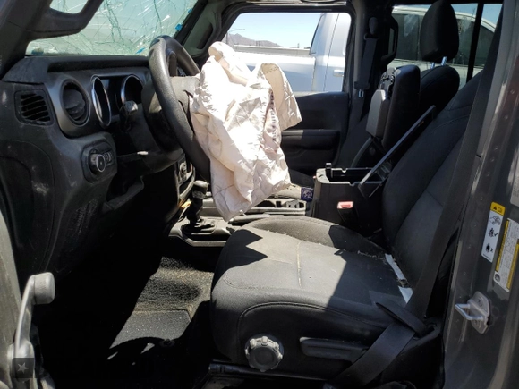 2018 Jeep Wrangler Unlimited Sport with VIN 1C4HJXDG6JW297676, listed as a Copart auction lot 63858435 with 93,380 mi miles and Clean title. Bid and sale history available at DreamBid. Image 7.