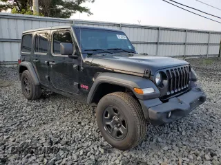 2022 Jeep Wrangler Unlimited Sport with VIN 1C4HJXDNXNW199299, listed as a Copart auction lot 67140934 with 30,996 mi miles and Salvage Title. Bid and sale history available at DreamBid. Image 4.