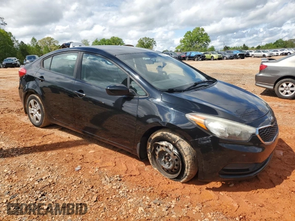 2016 Kia Forte LX with VIN KNAFK4A66G5585093, listed as a Copart auction lot 52929135 with 194,227 mi miles and Salvage Title. Bid and sale history available at carsss.com. Image 4.
