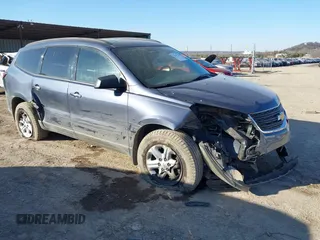 2013 Chevrolet Traverse LS with VIN 1GNKRFED6DJ107509, listed as a IAAI auction lot 41391738 with 84,729 mi miles. Bid and sale history available at carsss.com. Image 1.