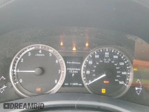 2015 Lexus GS 350 z VIN JTHCE1BL1FA008041, wystawiony jako Copart lot #54529215 z przebiegiem 113 890 mil mil oraz Szkoda całkowita • Salvage title. Historia ofert i sprzedaży dostępna na DreamBid. Obrazek 9.