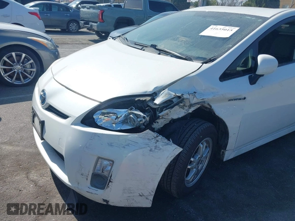 2010 Toyota Prius II with VIN JTDKN3DUXA0131219, listed as a IAAI auction lot 41635015 with Not Provided miles. Bid and sale history available at carsss.com. Image 6.