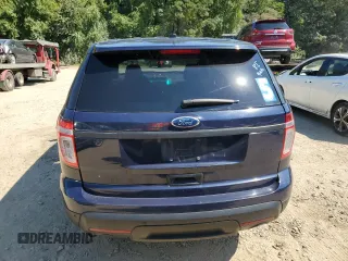 2015 Ford Utility Police Interceptor with VIN 1FM5K8AR3FGB75804, listed as a Copart auction lot 69393884 with 0 mi miles and Salvage Title. Bid and sale history available at carsss.com. Image 6.