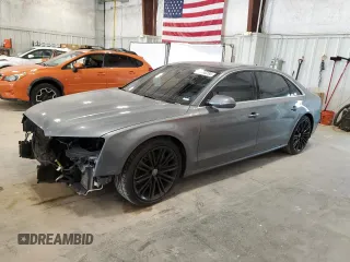 2017 Audi A8 with VIN WAU44AFDXHN009967, listed as a Copart auction lot 60536285 with 103,759 mi miles and Clean title. Bid and sale history available at DreamBid. Image 1.