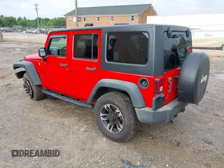 2016 Jeep Wrangler Unlimited Sport with VIN 1C4BJWDG4GL137175, listed as a IAAI auction lot 42388587 with 160,337 mi miles and . Bid and sale history available at DreamBid. Image 3.