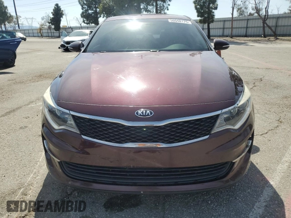 2016 Kia Optima LX Turbo with VIN 5XXGT4L17GG022393, listed as a Copart auction lot 50048175 with 79,429 mi miles and Salvage Title. Bid and sale history available at carsss.com. Image 5.