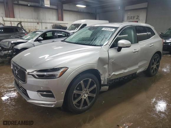 2019 Volvo XC60 Inscription with VIN LYV102RL3KB292620, listed as a Copart auction lot 49464365 with 56,600 mi miles and Salvage Title. Bid and sale history available at carsss.com. Image 1.