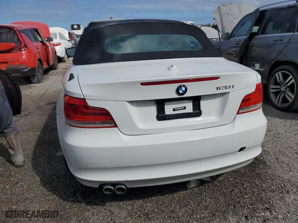 2013 BMW 1 Series 128i with VIN WBAUL7C56DVU09165, listed as a Copart auction lot 74231084 with 0 mi miles and Salvage Title. Bid and sale history available at carsss.com. Image 6.