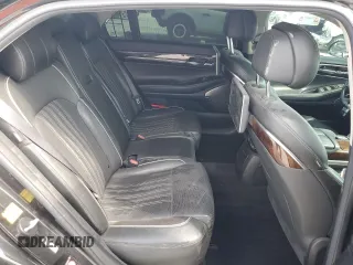 2018 Genesis G90 5.0L Ultimate with VIN KMHG54JH1JU043991, listed as a Copart auction lot 77817624 with 79,313 mi miles and Salvage Title. Bid and sale history available at carsss.com. Image 10.