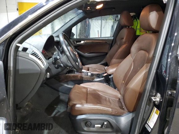 2014 Audi Q5 Premium Plus with VIN WA1DGAFPXEA032411, listed as a Copart auction lot 89115195 with 183,028 mi miles and Salvage Title. Bid and sale history available at carsss.com. Image 7.
