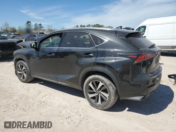 2021 Lexus NX with VIN JTJGARBZ6M2181513, listed as a Copart auction lot 48234735 with 55,971 mi miles and Salvage Title. Bid and sale history available at carsss.com. Image 2.