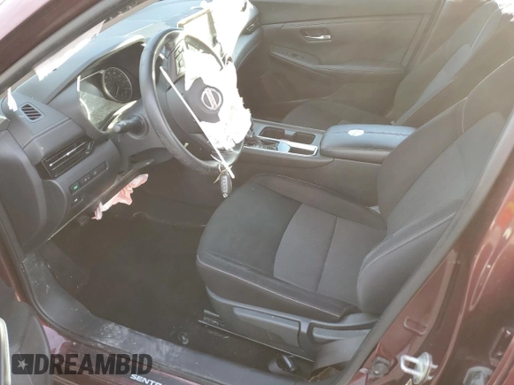 2020 Nissan Sentra SV with VIN 3N1AB8CV8LY313301, listed as a Copart auction lot 49721615 with 52,904 mi miles and Salvage Title. Bid and sale history available at carsss.com. Image 7.
