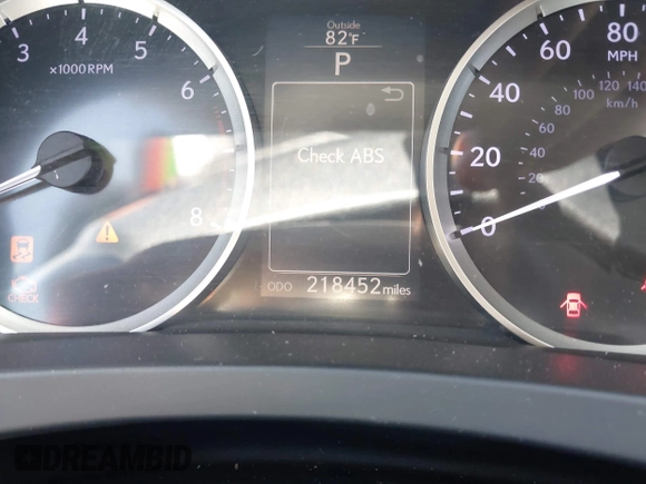 2015 Lexus IS 250 with VIN JTHBF1D27F5057749, listed as a IAAI auction lot 42304507 with 218,452 mi miles and . Bid and sale history available at DreamBid. Image 7.