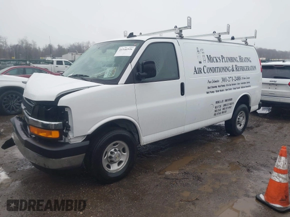 2023 Chevrolet Express Cargo z VIN 1GCWGAFP4P1249681, wystawiony jako IAAI lot #41546926 z przebiegiem 19 123 mil mil oraz . Historia ofert i sprzedaży dostępna na DreamBid. Obrazek 17.