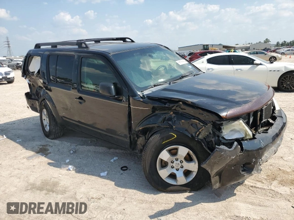 2010 Nissan Pathfinder SE with VIN 5N1AR1NB5AC602267, listed as a Copart auction lot 66125984 with 129,607 mi miles and Salvage Title. Bid and sale history available at carsss.com. Image 4.