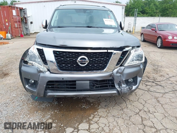 2019 Nissan Armada Platinum z VIN JN8AY2NF3K9351025, wystawiony jako IAAI lot #42270227 z przebiegiem 105 621 mil mil oraz . Historia ofert i sprzedaży dostępna na DreamBid. Obrazek 6.