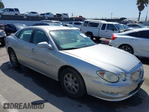 2008 Buick LaCrosse CXL with VIN 2G4WD582X81318883, listed as a IAAI auction lot 41936061 with 189,095 mi miles. Bid and sale history available at carsss.com. Image 1.