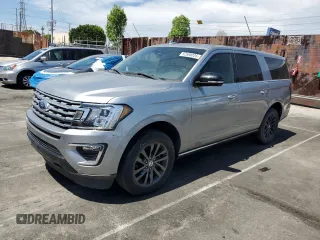2020 Ford Expedition Max Limited z VIN 1FMJK2AT5LEA21495, wystawiony jako Copart lot #52598025 z przebiegiem 16 161 mil mil oraz Czysty tytuł • Clean title. Historia ofert i sprzedaży dostępna na DreamBid. Obrazek 1.