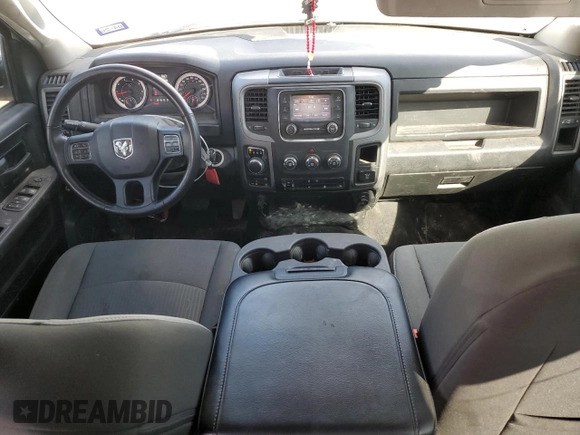 2023 Ram 1500 Express with VIN 3C6RR7KTXPG669368, listed as a Copart auction lot 51574025 with 35,443 mi miles and Salvage title. Bid and sale history available at DreamBid. Image 8.
